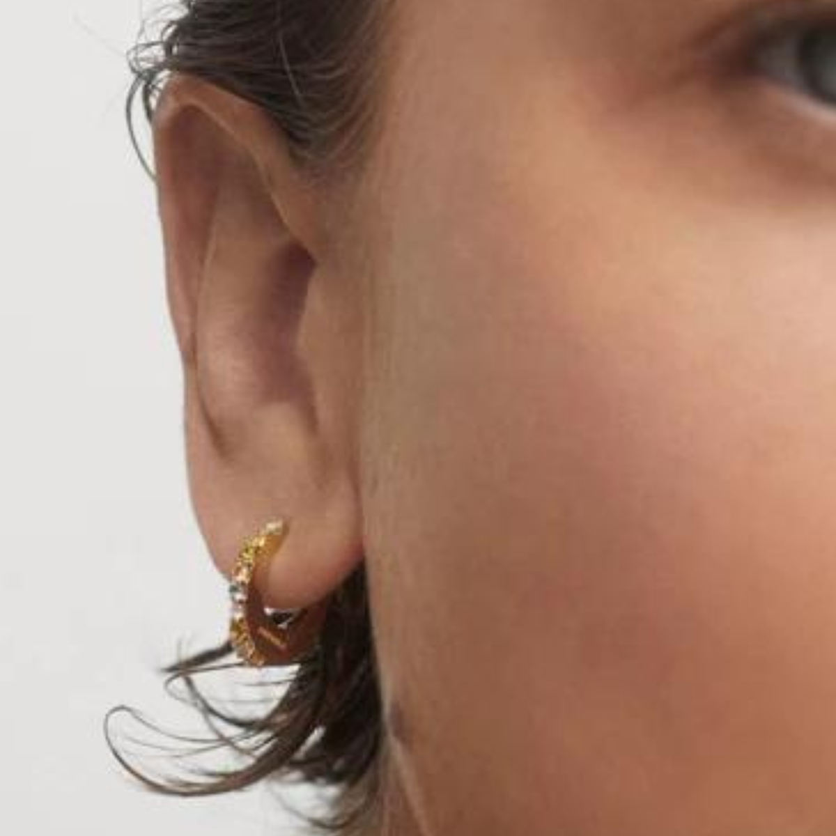 Boucles d'oreilles en plaqué or PDPAOLA AR01-B90-U