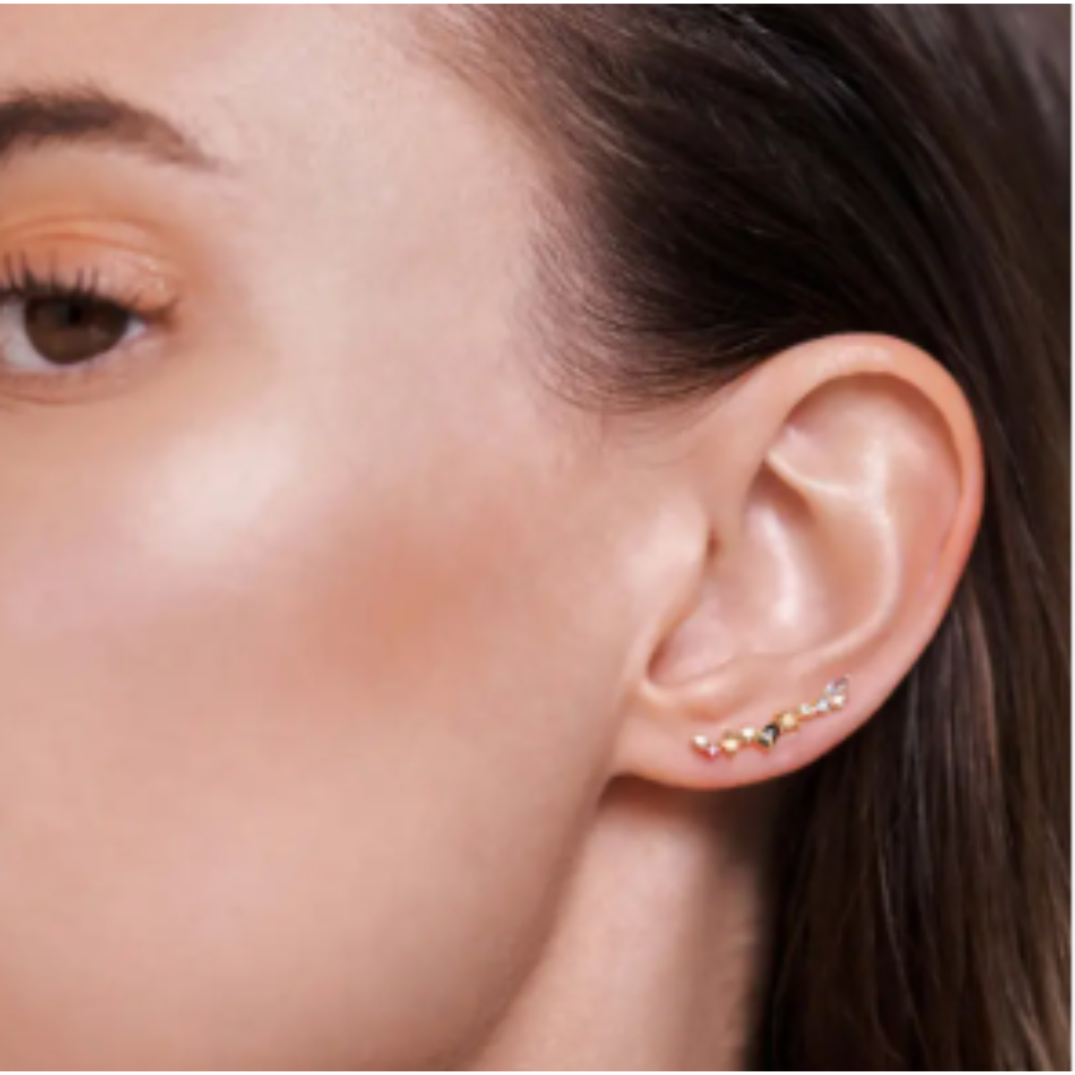Boucles d'oreilles en plaqué or PDPAOLA AR01-216-U